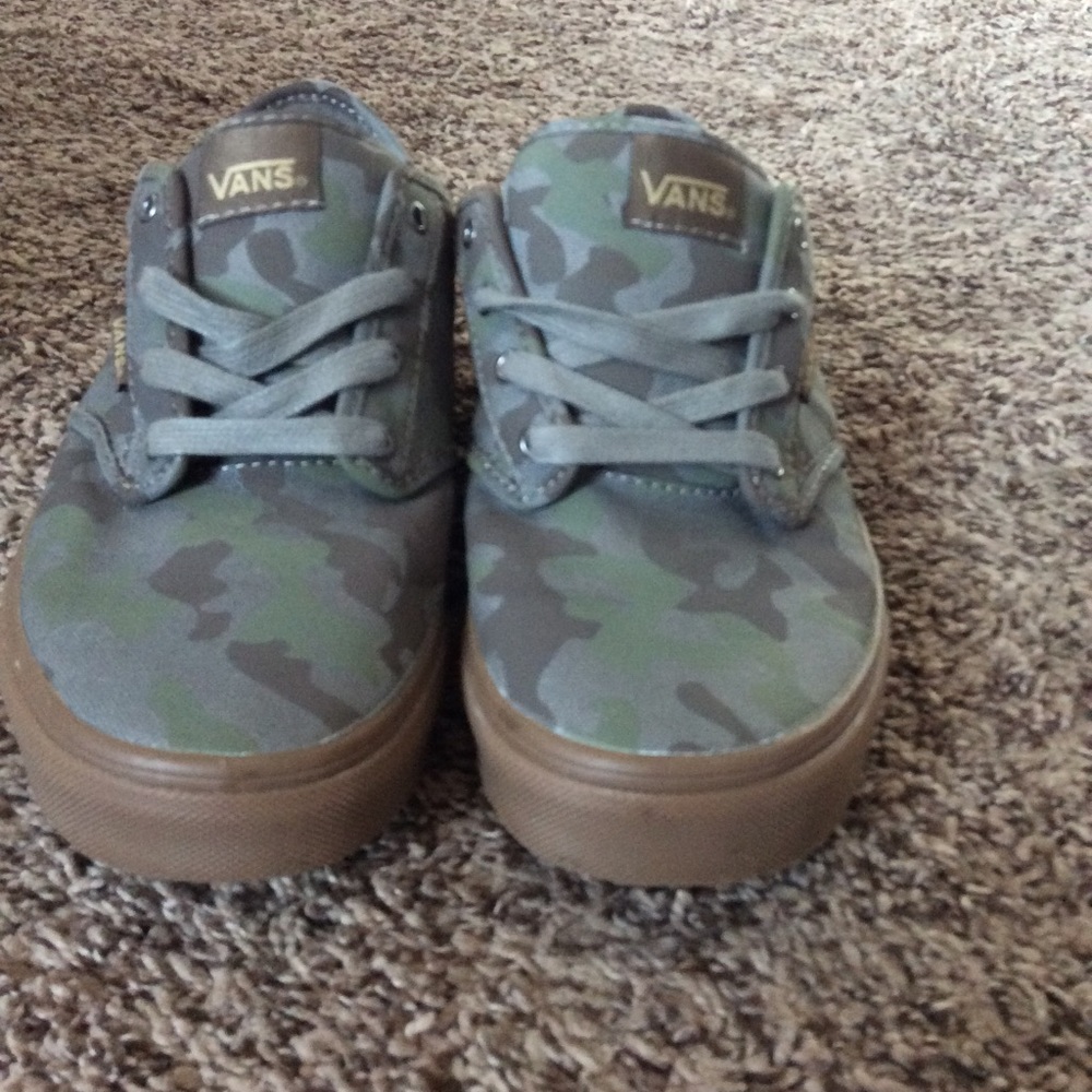 Gently Used Camo Vans